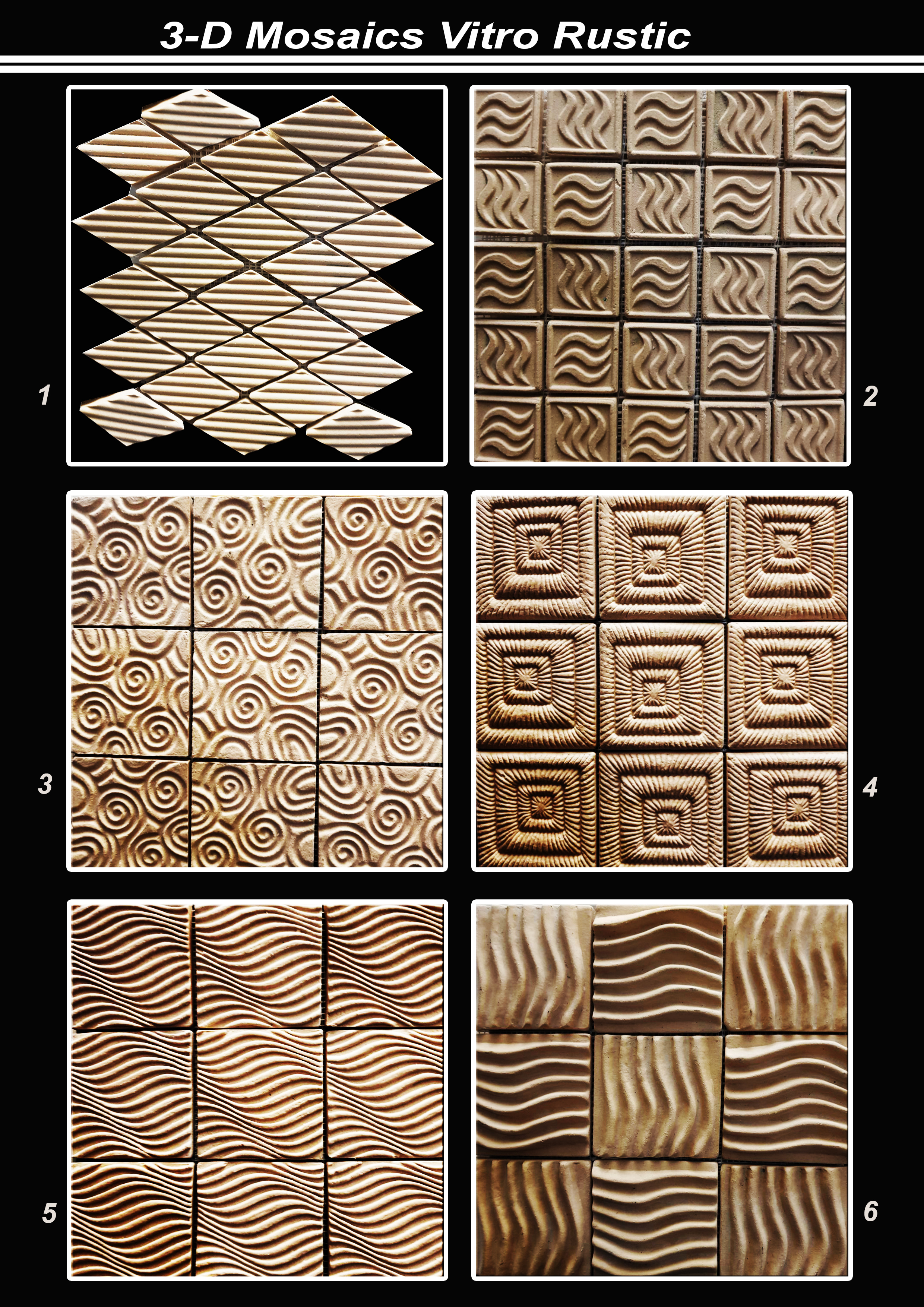 3d Mosaics Vitro Rustic