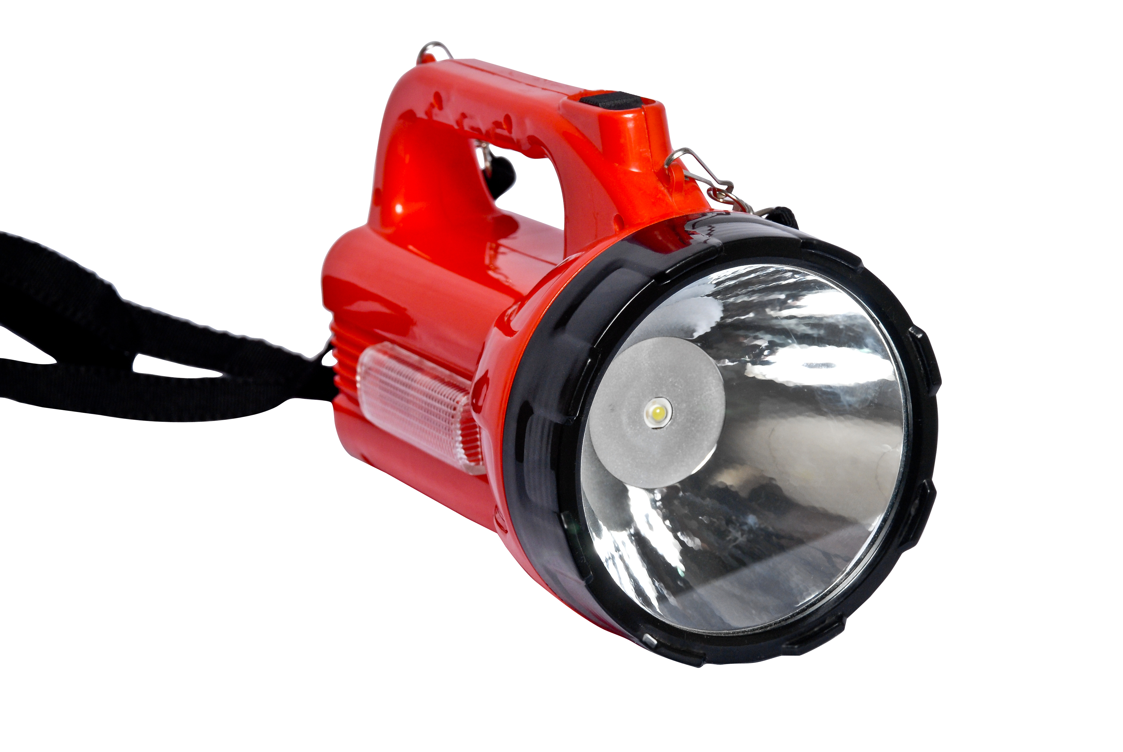 Alpha - Plastic, 250x100x80 Mm, Yellow | High-power Led, 100-200 Lumens, Rechargeable Li-ion Battery, Durable Handle, Portable Emergency Light