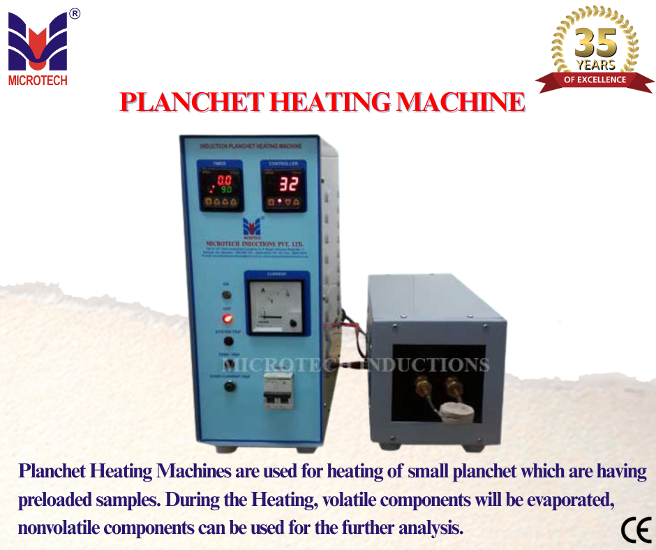 Planchet Heating Machine - Color: Blue