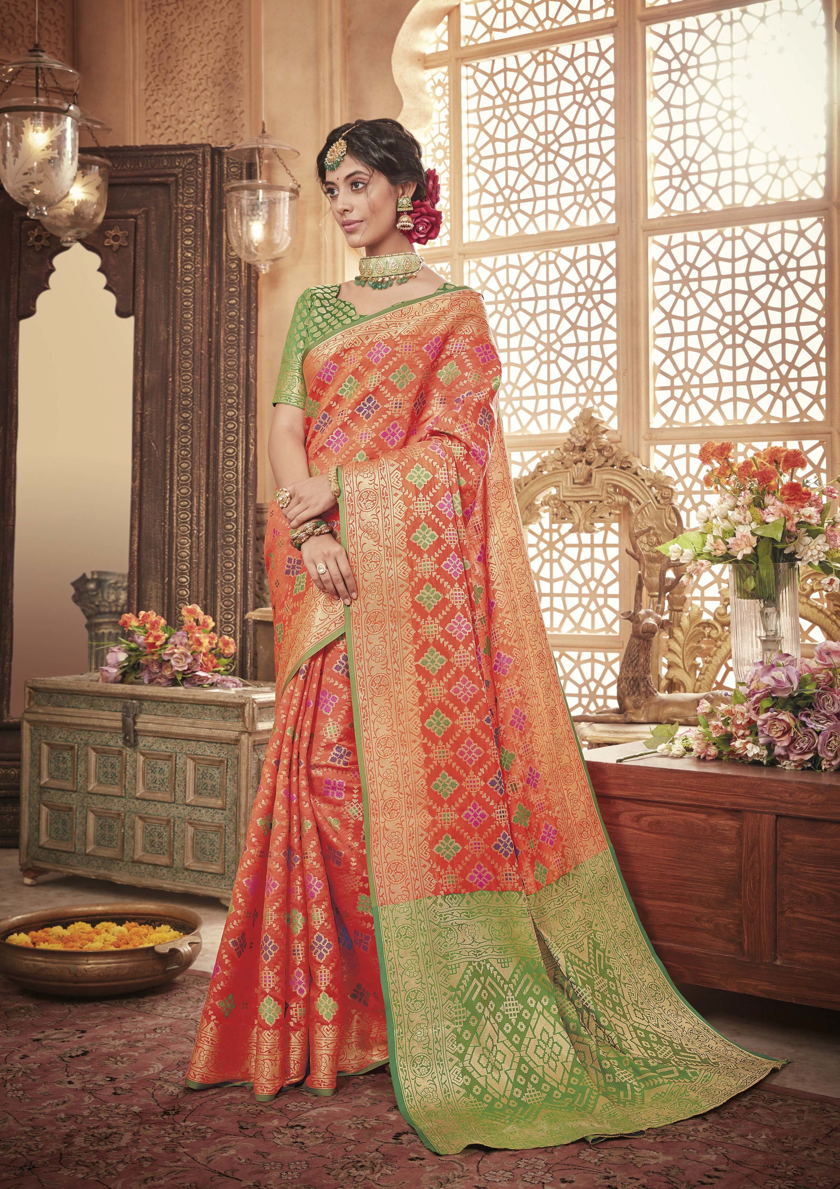 As Per Image Traditional Patola Saree