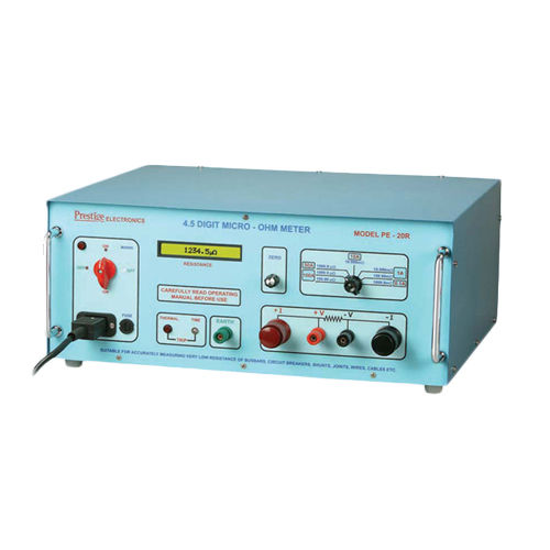 Contact Resistance Meter Model No - Pe - 20r Dimension(l*w*h): 503x226x465 Millimeter (Mm)