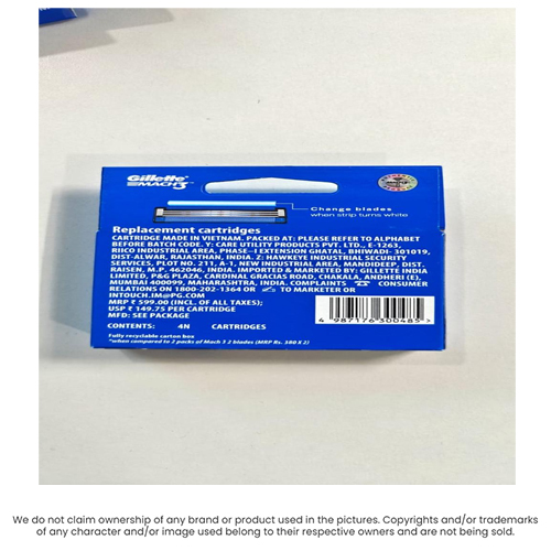 जिलेट Mach3 CRT 12