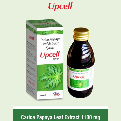 Carica Papaya Leaf 550 Mg + Flavoured Syrupy Base Q.s. Application: Control Virus