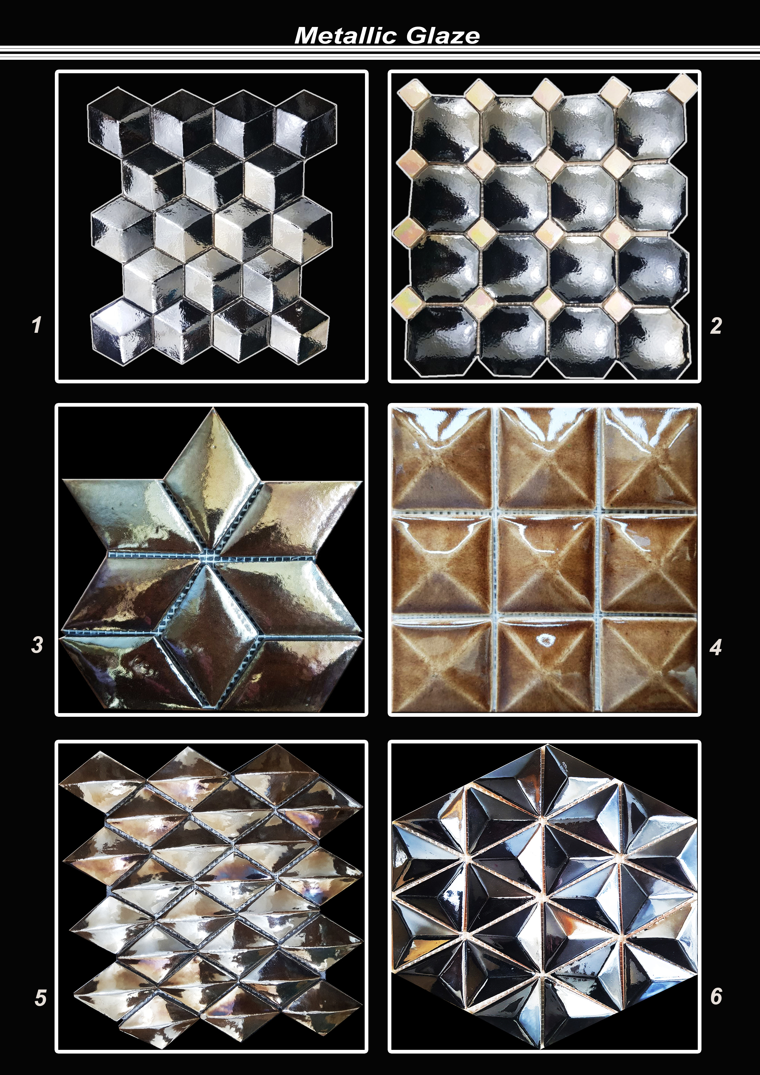 3d Chess Board Pattern Mosaic Tiles