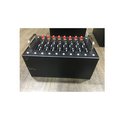 Mt520 8-port Usb Bulk Sms Modem - Metal, Black, 150 Mbps Transmission Rate | 115200 Mbps Network Speed, External Antenna, Supports At Command Text And Pdu