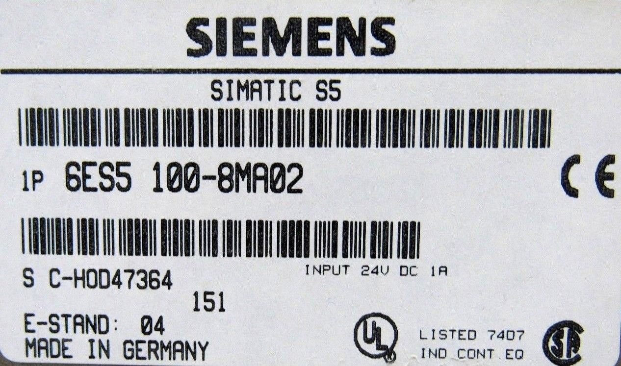 Fiber Siemens 6es5 100-8ma02
