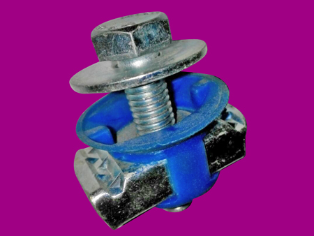 Easyfit Strut Channel Nut - Steel, M6/M8/M10/M12/M16 Sizes | Silver Round Shape, 10-25mm Height, 15-50mm Length, 15-20mm Width