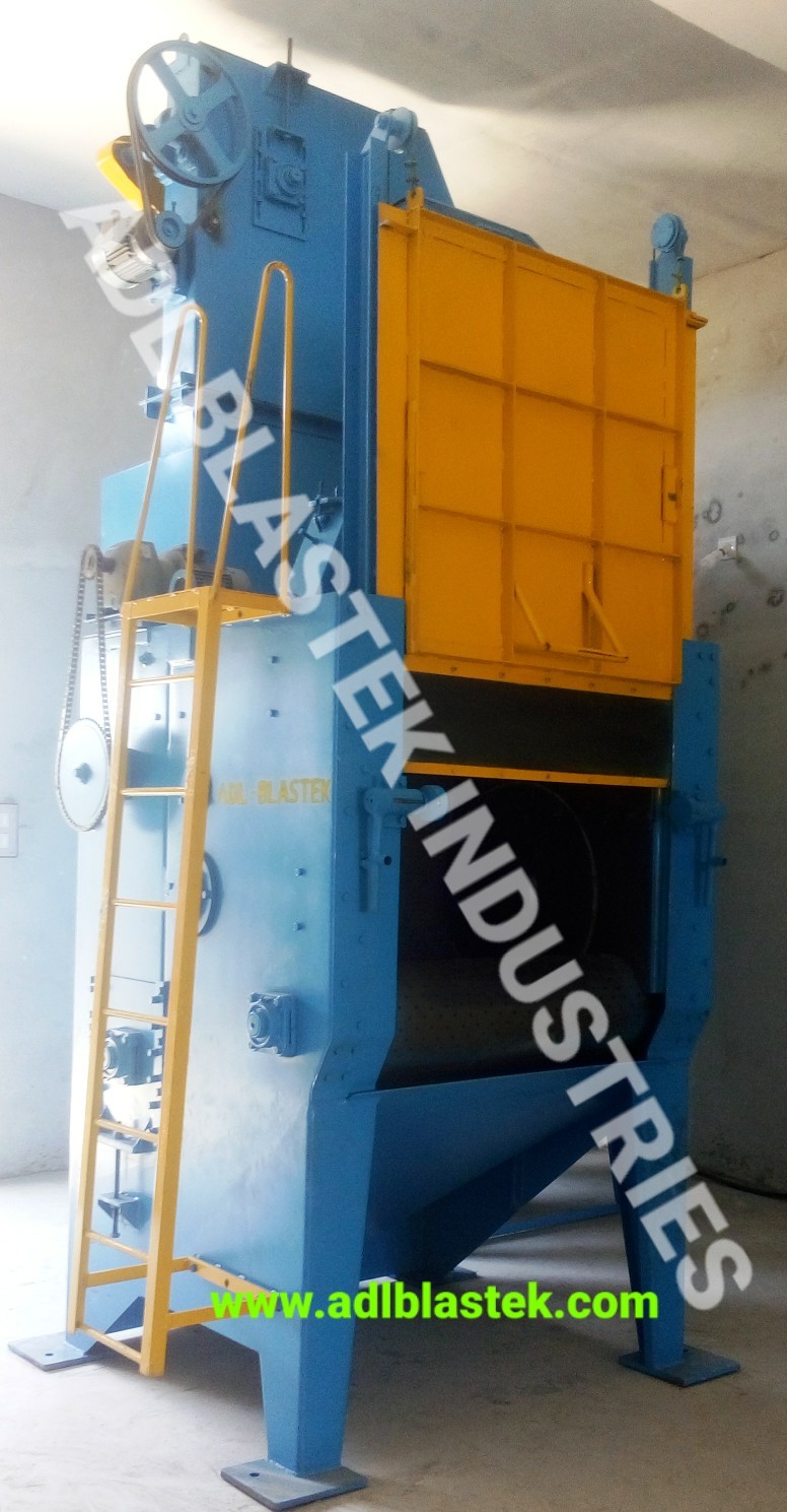 Dark Blue Tumblast Shot Blasting Machine Bt-tbm-27x36