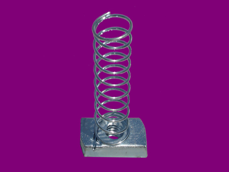 Steel Channel Nuts Extra Long Spring