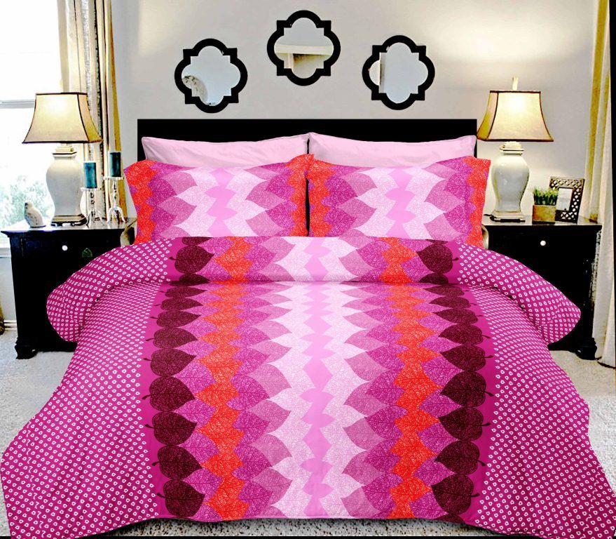 Washable Printed Cotton Satin Bed Sheets