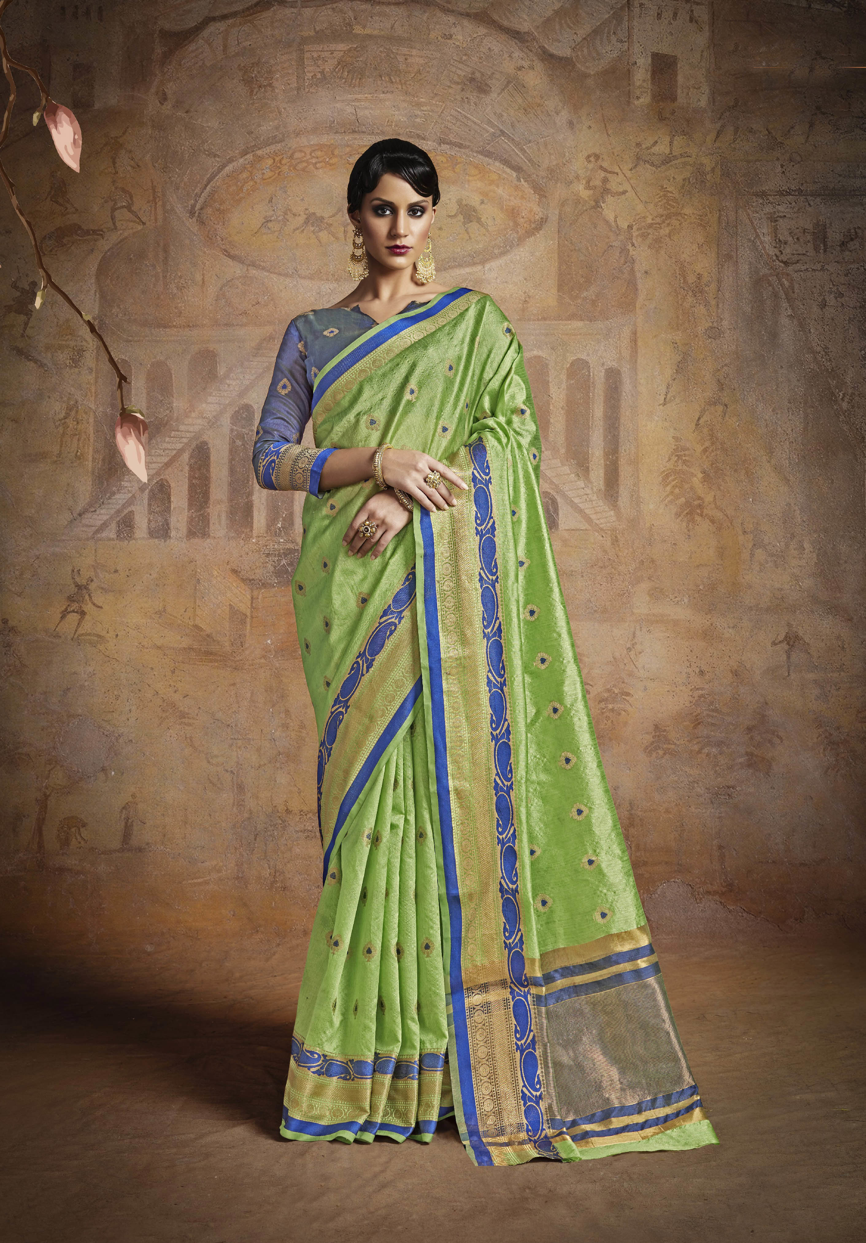 As Per Image Classic Silk Saree