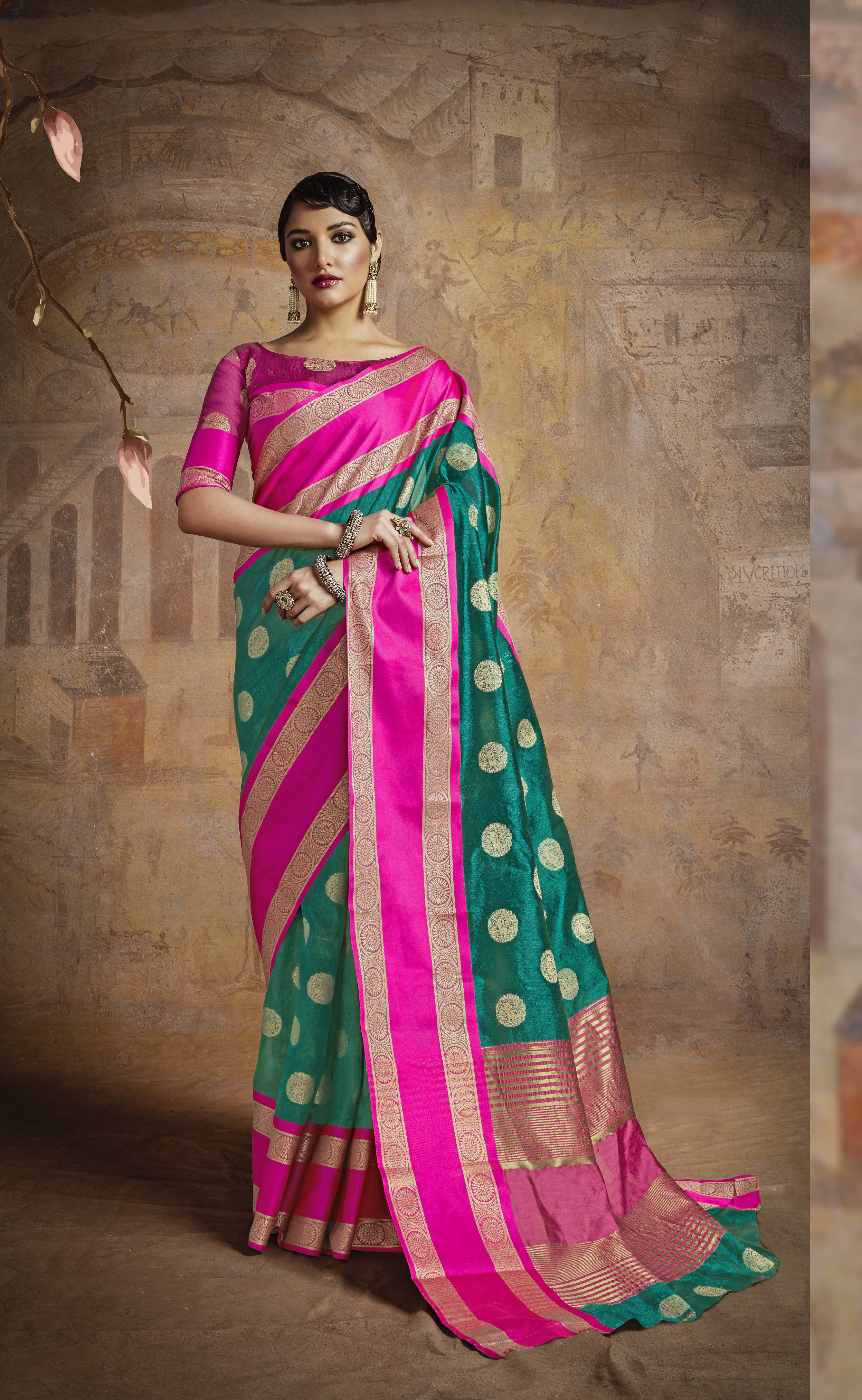 As Per Image Classic Silk Saree