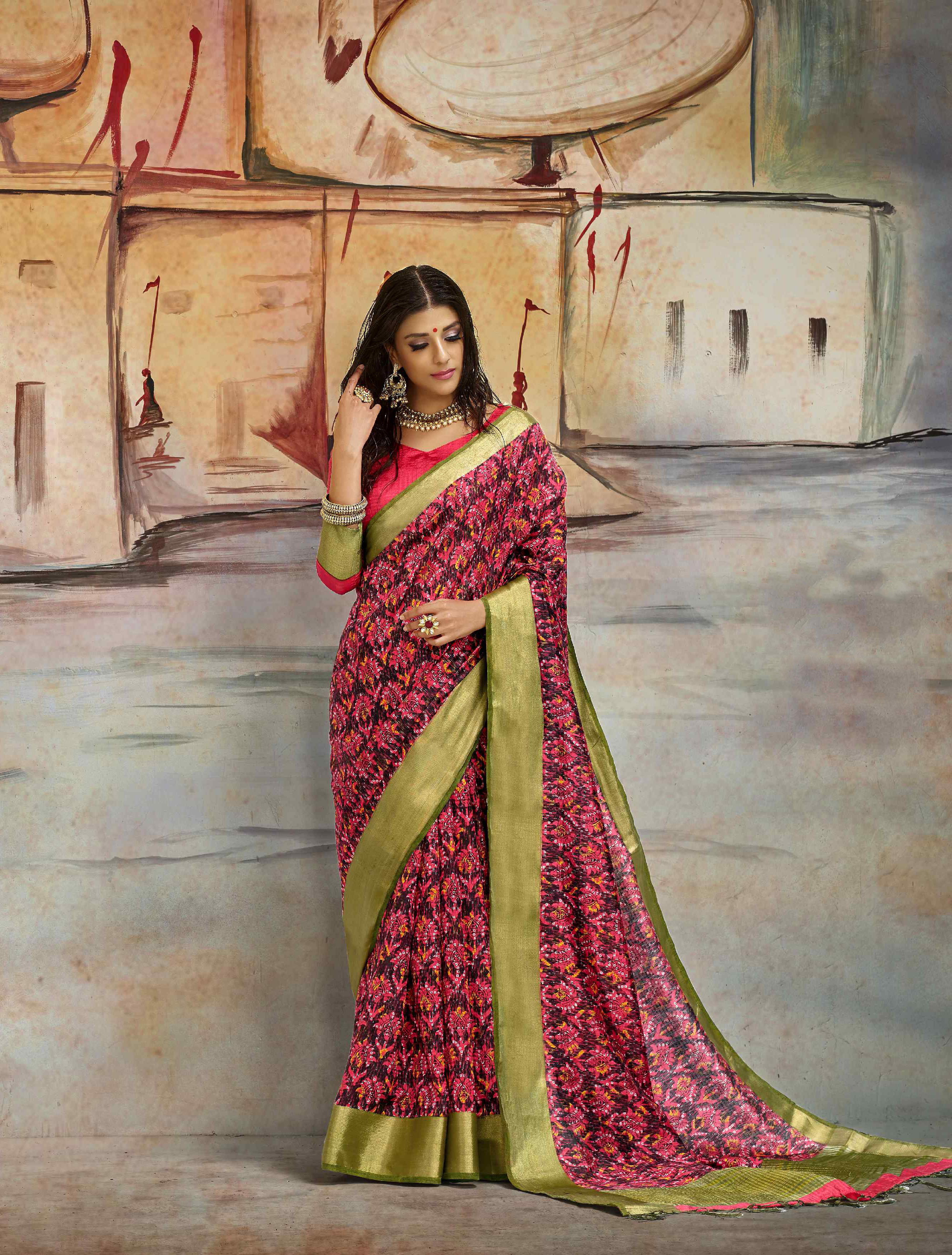 Kosa Silk Saree - Color: As Per Image