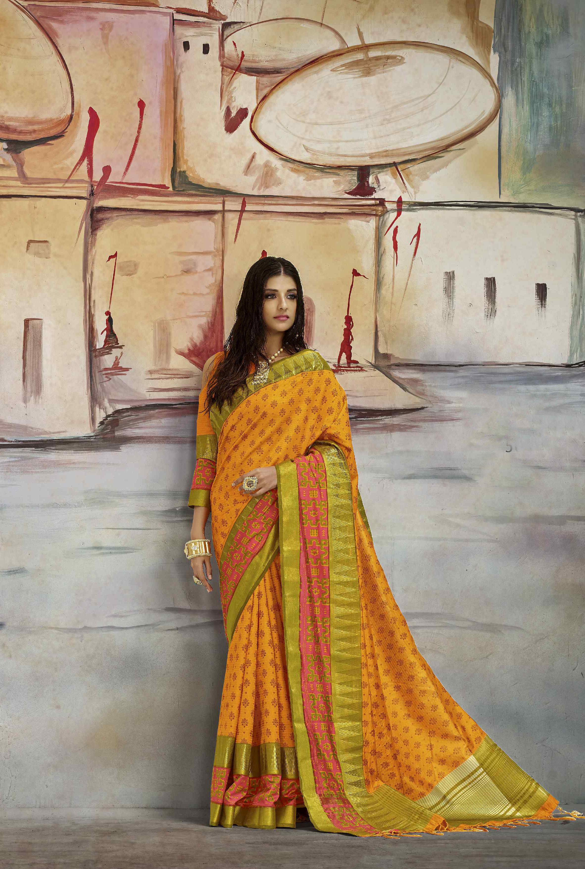 Kosa Silk Saree - Color: As Per Image