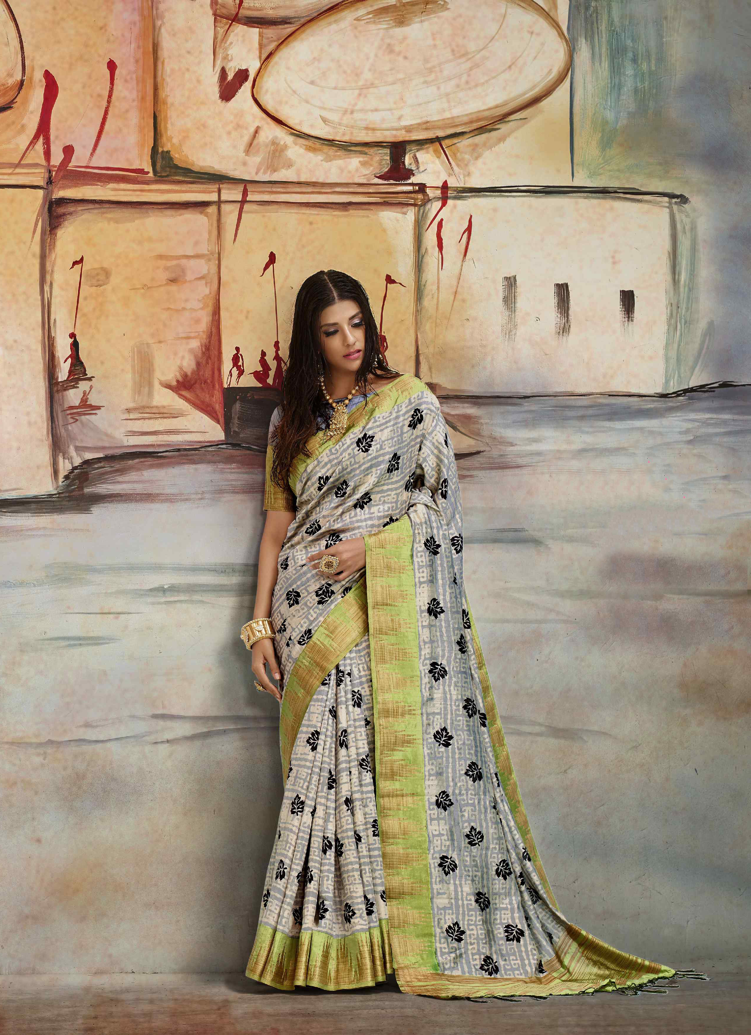 As Per Image Bangalore Silk Saree