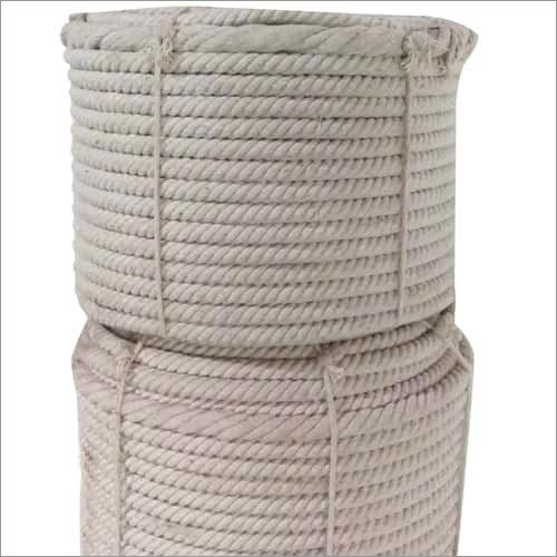Cotton Braided Rope - Cotton, 1 Inch Diameter, White Color, 10-15 mm Thickness | Quick Dry, Soft, Abrasion Resistant, High Load Capacity