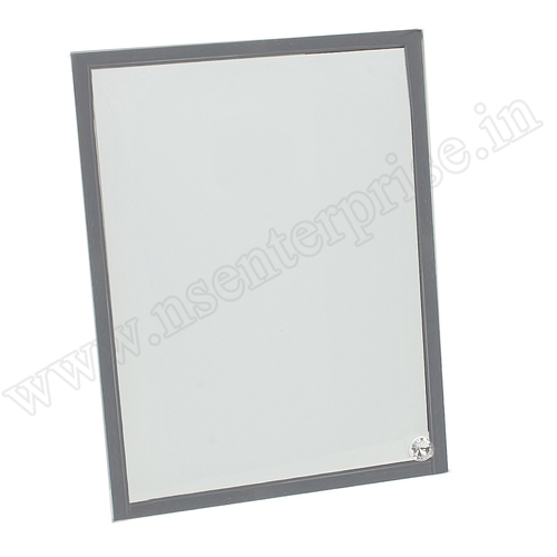 BL-01 Glass Frame - Glass Material | Square Shape, Size 180x230x5mm, Elegant White Finish for Framing Photos and Artwork