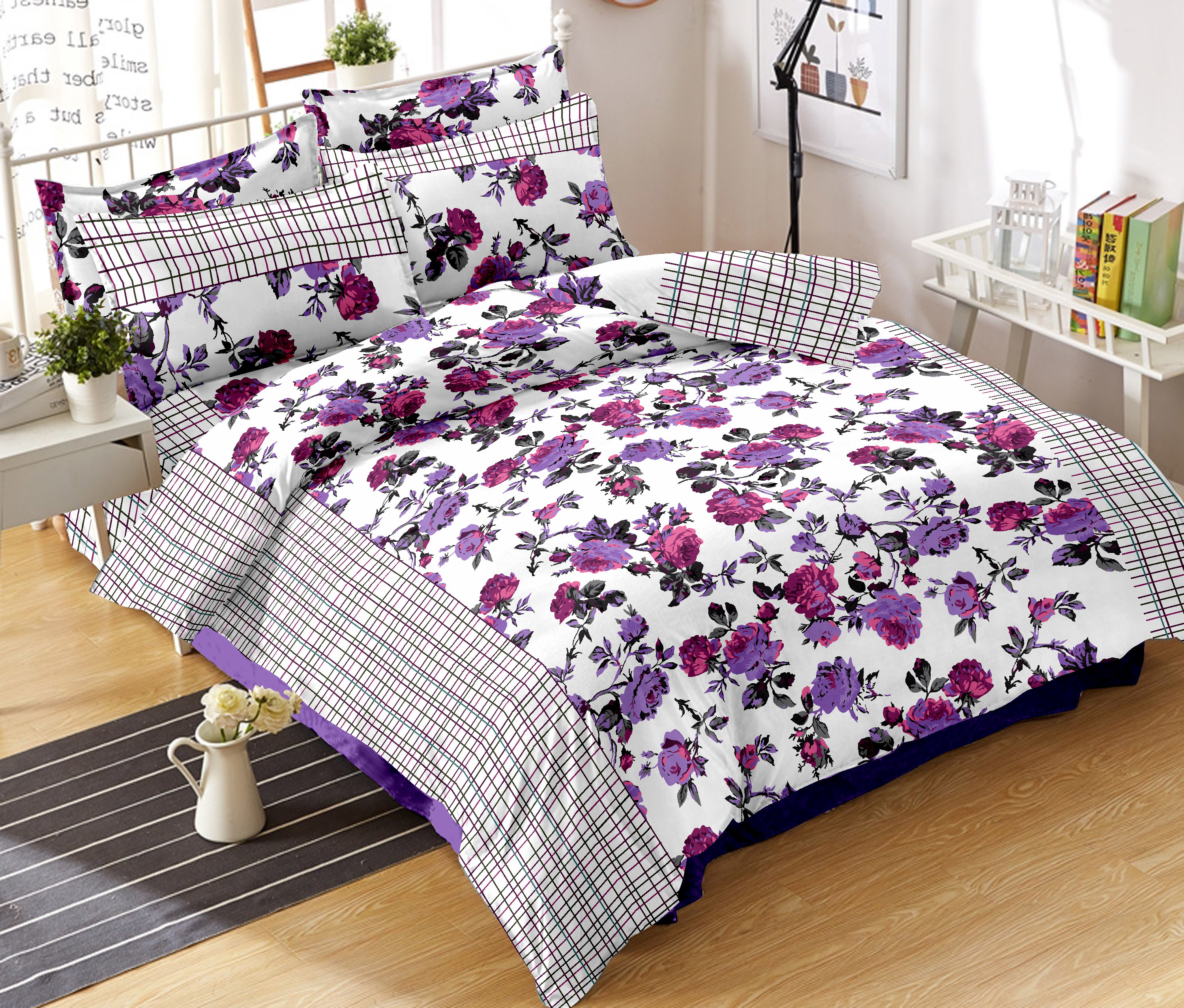 Washable Cotton Designer Bedsheet