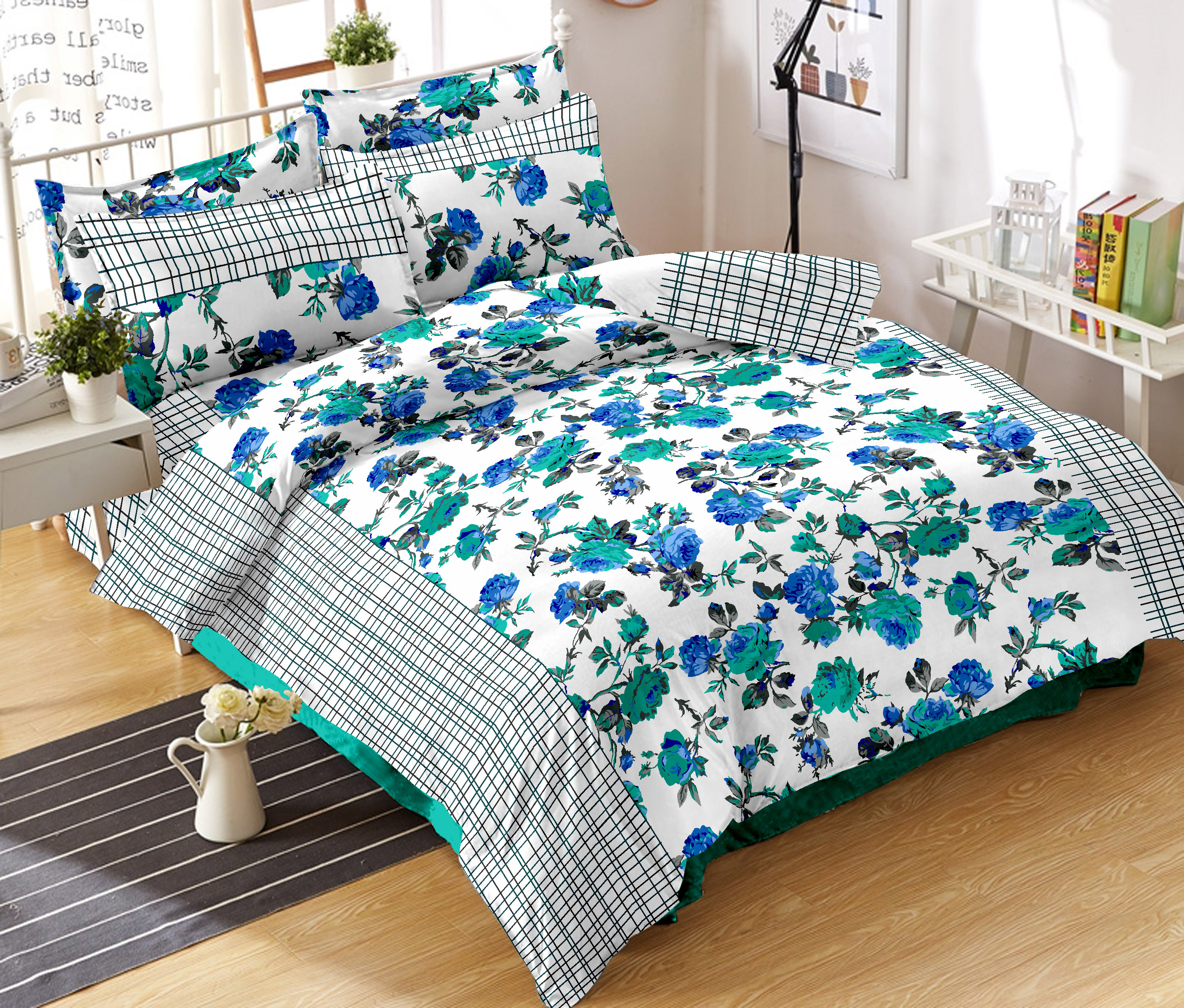 Washable Cotton Designer Bedsheet