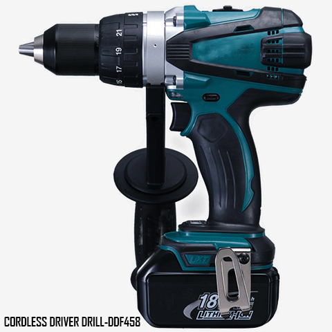 Sea Green Cordless Driver Drill