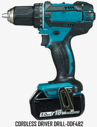 Smart Cordless Driver Drill - 1.5 kg Weight | Sea Green Finish, Lightweight and Ergonomic Design
