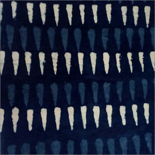 Printed Kurti Dress Material - Cotton, Soft Black & Dark Blue Colors | Lightweight, Wrinkle-resistant, Easy Maintenance