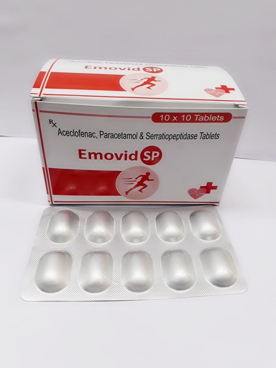 Aceclofenac With Paracetamol With Serratiopeptidase