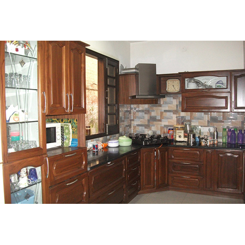 Self Executed Solid Wood Kitchen