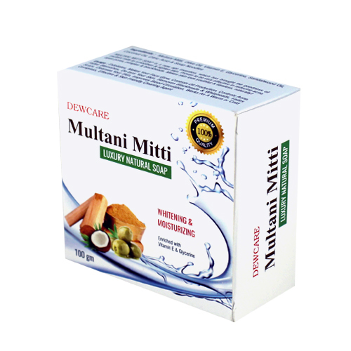 Multani Mitti Soap - Multani Mitti & Coconut Oil Infusion, Acne Control & Blemish Reduction, Medical Grade Purity 94%