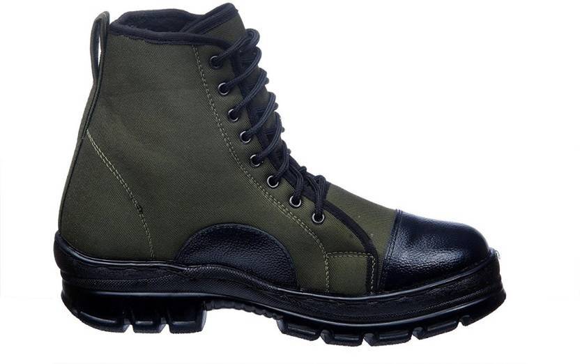 Green Top Army Boot