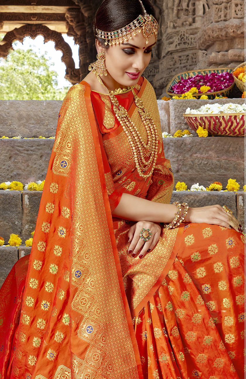 As Per Image Muga Silk Saree