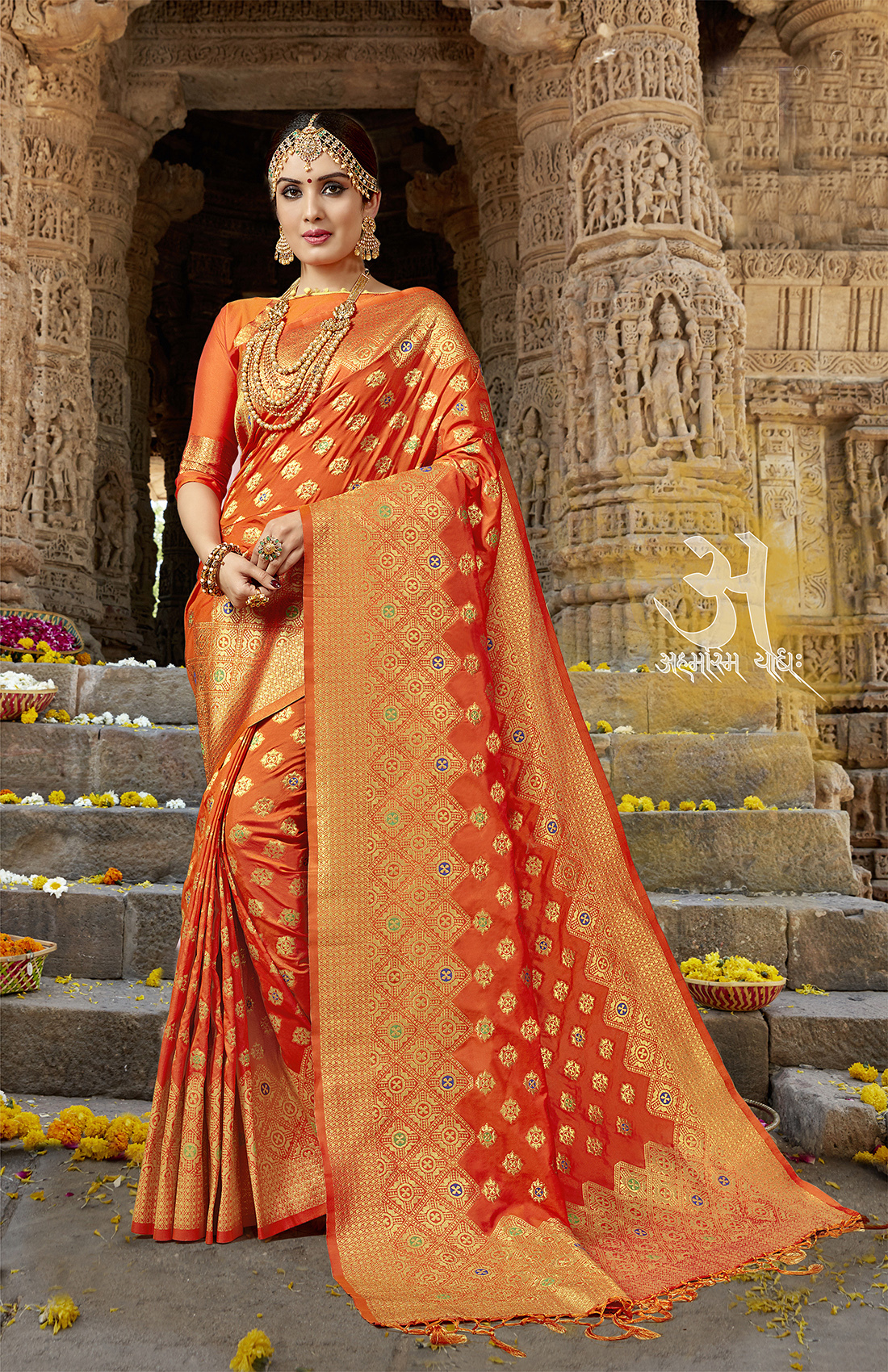 As Per Image Muga Silk Saree