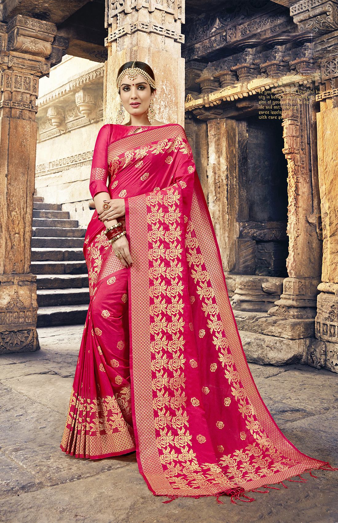As Per Image Bridal Silk Saree