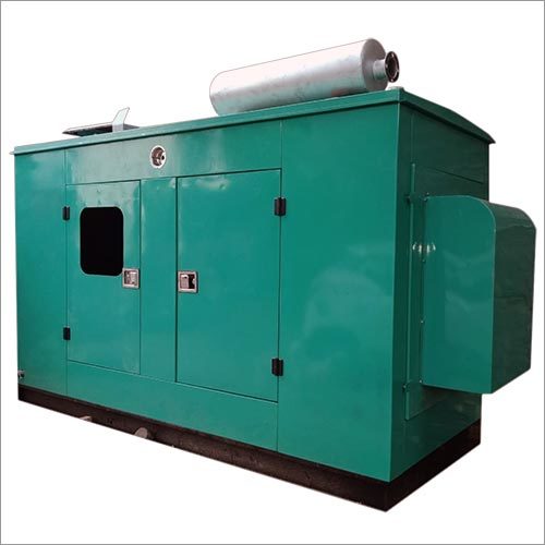 Green Coated Generator Canopy