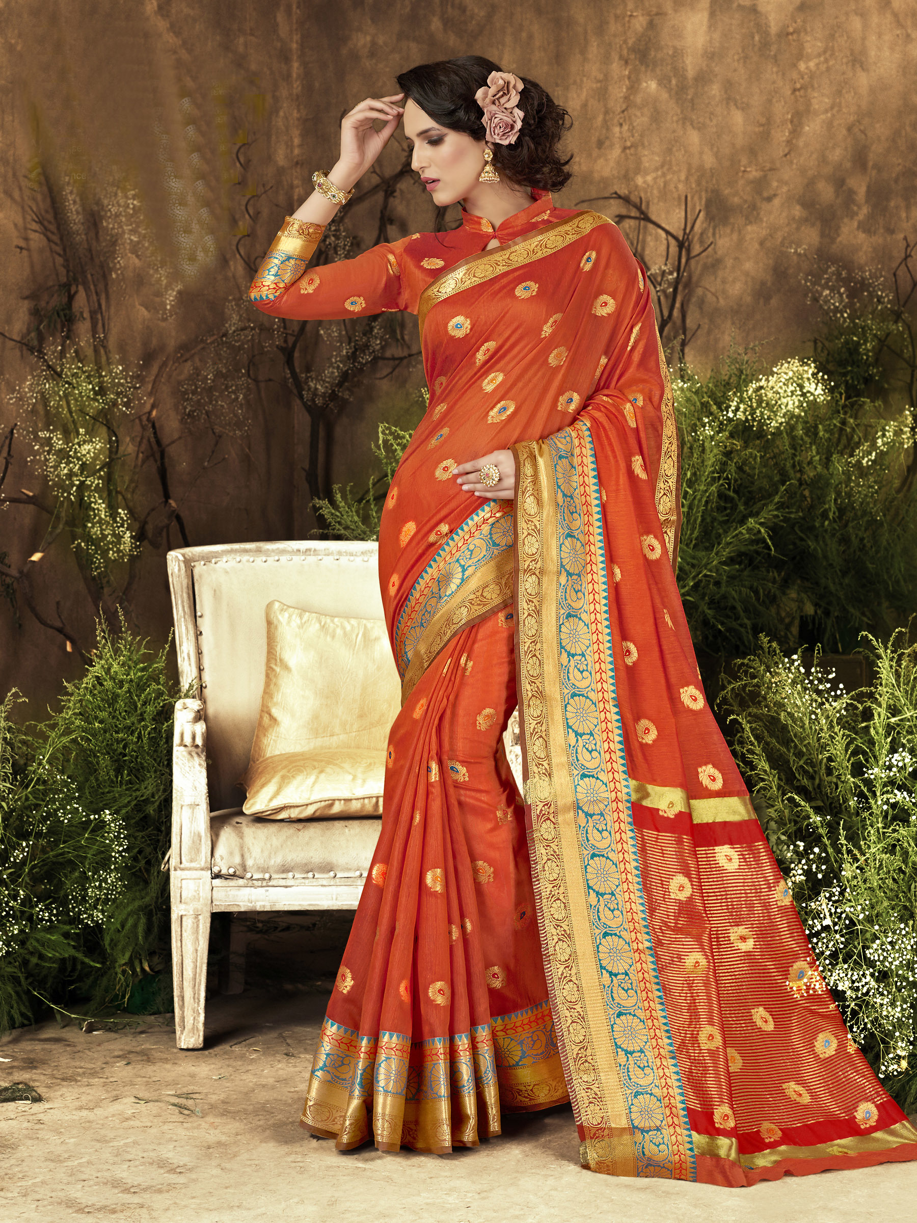 Designer Art Silk Saree - 5.5 Mtr Length, Attractive Patterns & Customizable Sizes | Long Lasting Quality, Ethnic Indian Dress