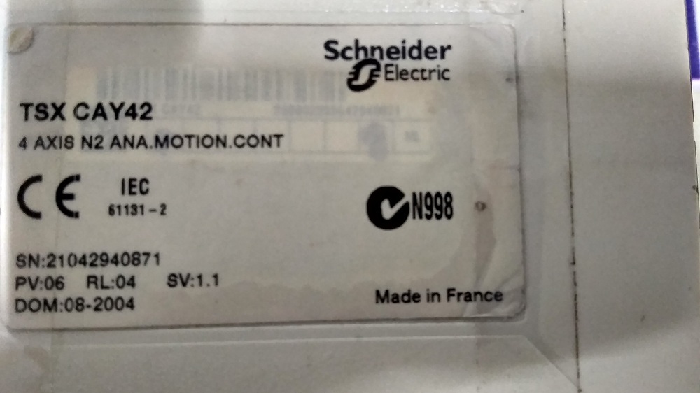 Schneider Module Tsx Cay42