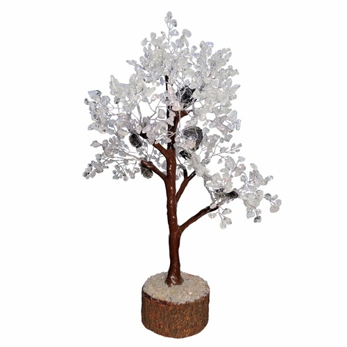 Clear Quartz Chips Tree [150Beads] Grade: Good Quality