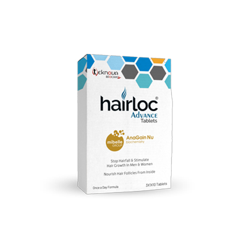 Hairloc Advance - Nutrition Tablets for Hair Regeneration and Growth | Boosts Hair Health, Reduces Hair Fall, Suitable for All Hair Types