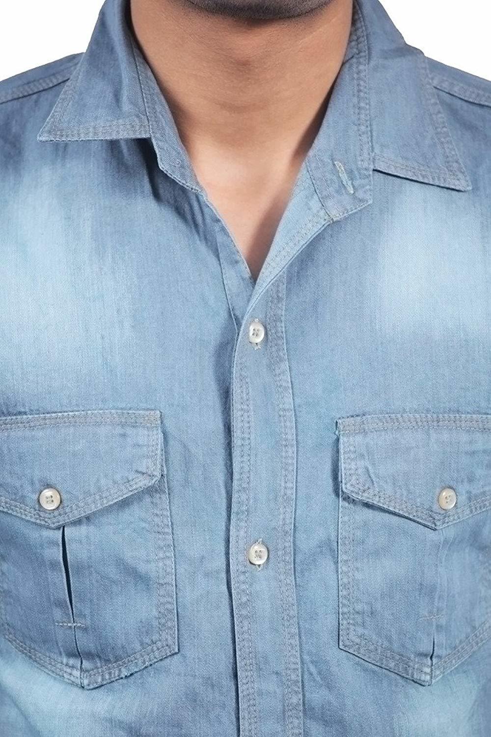 Denim Shirts Collar Style: Standard