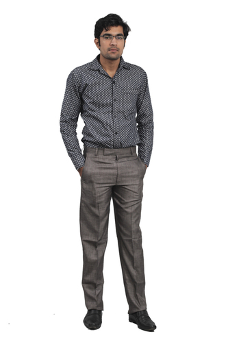 लिनन फॉर्मल ट्राउज़र (ग्रे)