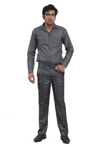 लिनन फॉर्मल ट्राउज़र (डार्क ग्रे)