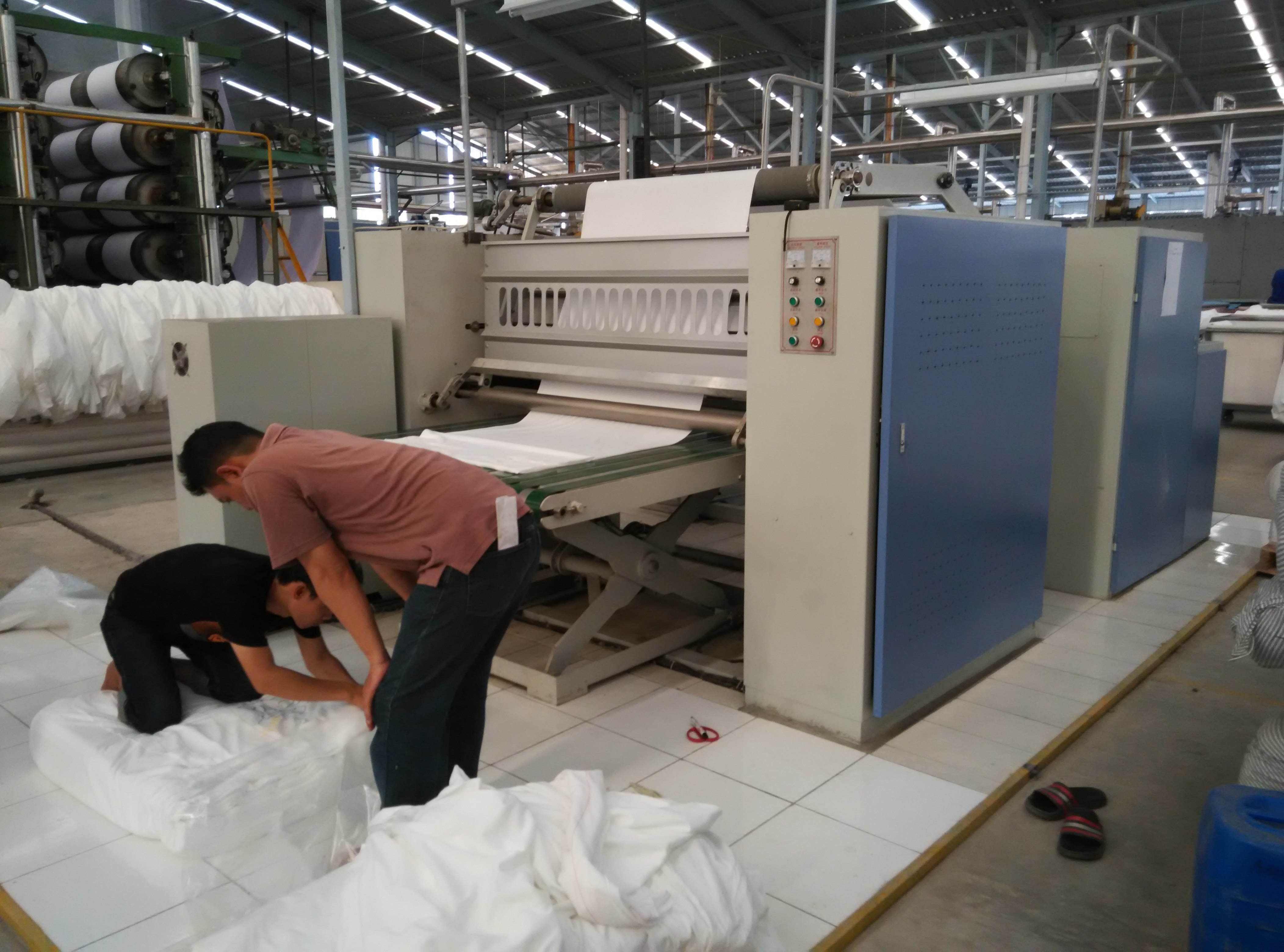 Tubular Compactor For Circular Knitting Textile Fining Machine Applicable Material: Woven.knitting .Wool