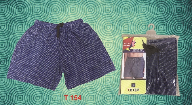 Indigo Short - Jacquard Material, Sizes S-xl, 6 Color Options | Bead Closure, Sweat Absorption, In-house Production, 3x Qc, Iso Certified, International Quality