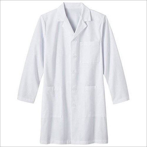 School Lab Coat - Cotton Blend, Durable Fabric, Standard Fit, Lab Safety Design, Easy Care