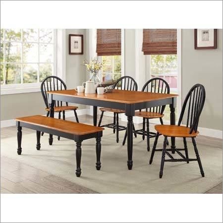 Alluring Dining Room Chairs Set - Iron & Solid Wood, Multicolour Design | Durable, Easy to Clean, Handmade, Eco-Friendly, Non-Toxic