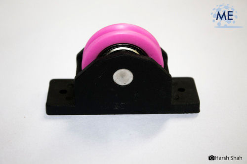 Black And Pink Sliding Window Rollers