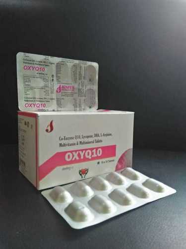 सह-एंजाइम Q10100Mg, लाइकोपीन 2000Mg, DHA 100Mg, L-Arginine 500Mg, मल्टीविटामिन $ मल्टीमिनरल्स टैबलेट जेनेरिक ड्रग्स