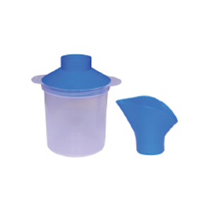 Non Electric Steam Inhaler Deluxe - Color: Transparent & Blue