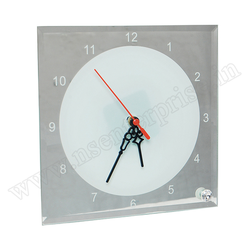 BL-14 Glass Frame - Glass Material, 200x200x5mm Size , Transparent Color, Square Shape, Ideal for Framing and Displaying Images