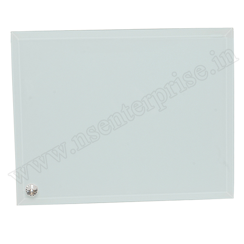 BL-25 Glass Frame - 200x200x5mm, Transparent Square Glass Design for Optimal Display